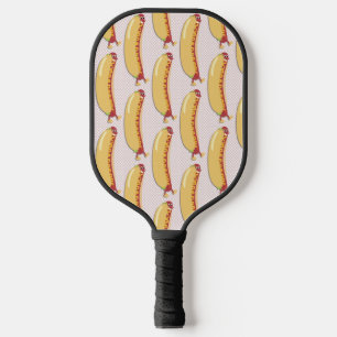 Hot Diggity Dog Fun Cheeky Retro Karakter Pickleball Paddle