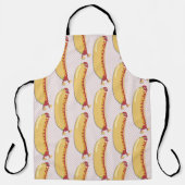 Hot Diggity Dog Fun Cheeky Retro Karakter Schort (Voorkant)