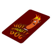 Hot Diggity Dog Premium Flexi Magnet Magneet (Linkerzijde)
