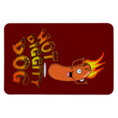 Hot Diggity Dog Premium Flexi Magnet Magneet (Horizontaal)