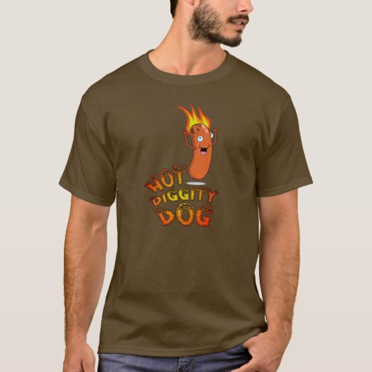 Hot Diggity Dog T-shirt (Voorkant)