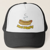 Hot-Diggity ~ Hot-dog / hot-honden Trucker Pet (Voorkant)