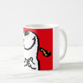 Hot Diggity Hug me Koffiemok (Voorkant rechts)