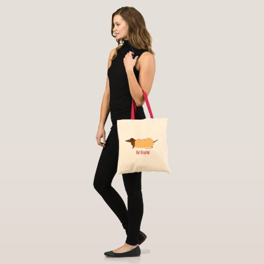 Hot Diggity-tas Tote Bag (Voorkant (model))
