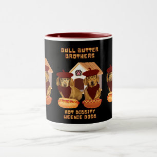 Hot Diggity Weenie Dogs Coffee Mok