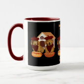 Hot Diggity Weenie Dogs Coffee Mok (Links)