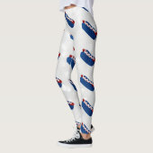 Hot Dog 4 juli glitters Leggings (Links)