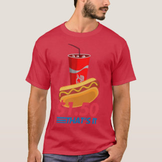 hot dog and soda 150 boy t-shirt