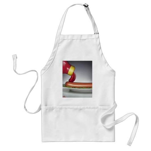 Hot Dog Apron Standaard Schort (Voorkant)