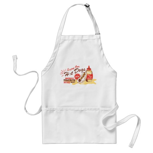 Hot Dog Apron Standaard Schort (Voorkant)