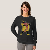 Hot-dog baseball sports t-shirt (Voorkant volledig)