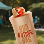Hot Dog BBQ Food Paper Bag Bedankzakje