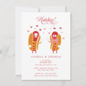 Hot Dog | BBQ | Koppels Vrijgezellenfeest Kaart (Voorkant)