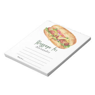 Hot Dog BBQ Time Capsule Bericht Notitieblok