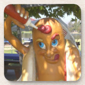 Hot Dog Bier Onderzetter (Voorkant)