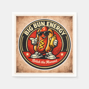 Hot Dog - Big Bun Energy - Foodie Vrienden Servet