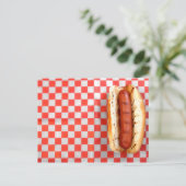 Hot Dog Briefkaart (Staand voorkant)