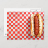 Hot Dog Briefkaart (Voorkant / Achterkant)