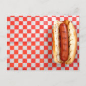Hot Dog Briefkaart (Voorkant)