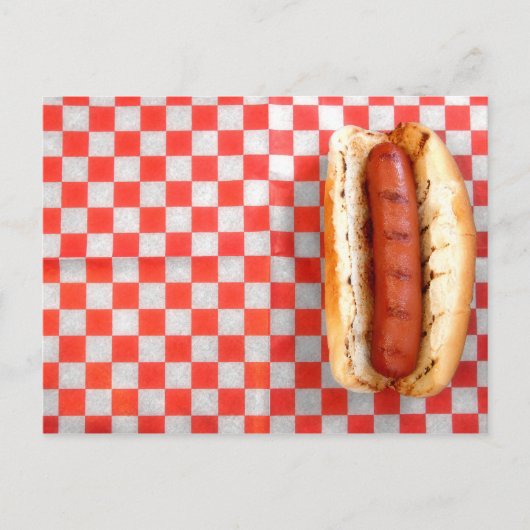 Hot Dog Briefkaart (Voorkant)