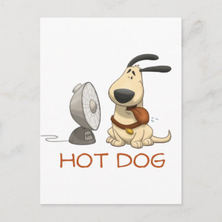 Hot Dog Briefkaart
