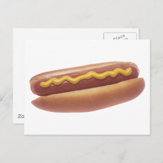Hot Dog Briefkaart (Voorkant / Achterkant)