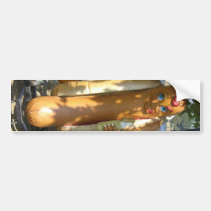 Hot Dog Bumpersticker