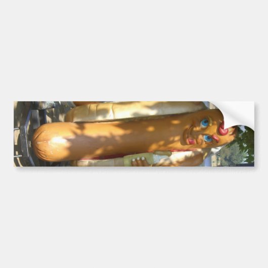 Hot Dog Bumpersticker (Voorkant)