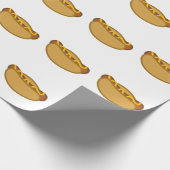 Hot Dog Bun Cadeaupapier (Hoek)