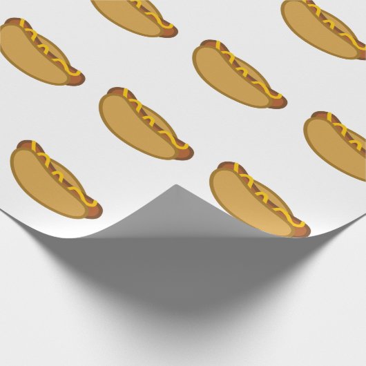 Hot Dog Bun Cadeaupapier (Hoek)