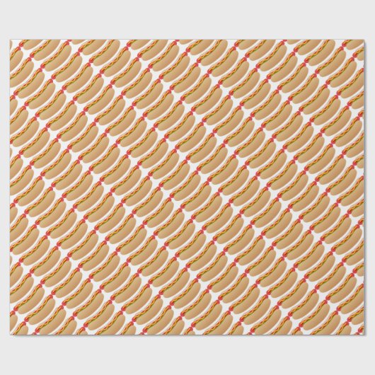 Hot Dog Cadeaupapier (Vlak)