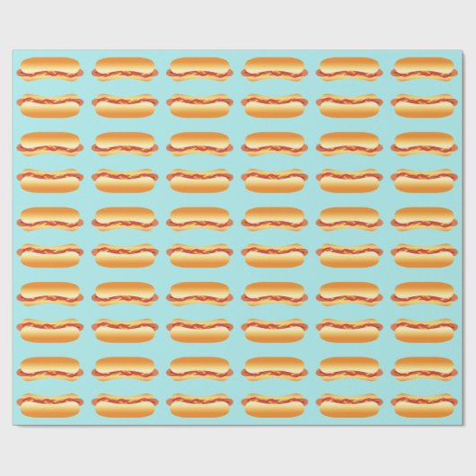 Hot Dog Cadeaupapier (Vlak)