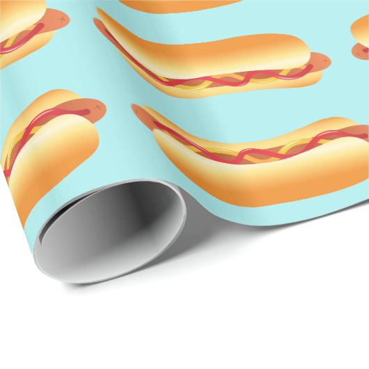 Hot Dog Cadeaupapier (Rol Hoek)