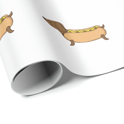 Hot Dog Cadeaupapier (Rol Hoek)
