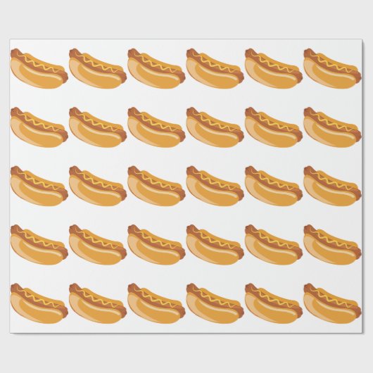 Hot Dog Cadeaupapier (Vlak)