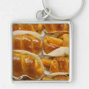 Hot Dog Cake ... Aziatisch dessert eten Sleutelhanger