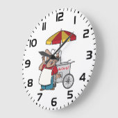 Hot Dog Cart Vendor Street Food Seller Grote Klok (Hoek)