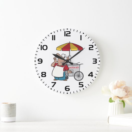 Hot Dog Cart Vendor Street Food Seller Grote Klok (Huis)