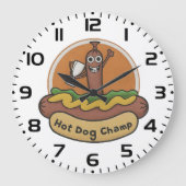Hot Dog Champ Grote Klok (Voorkant)