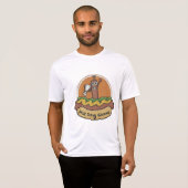 Hot Dog Champ Weiner Trophy Cute Foodie T-shirt (Voorkant volledig)