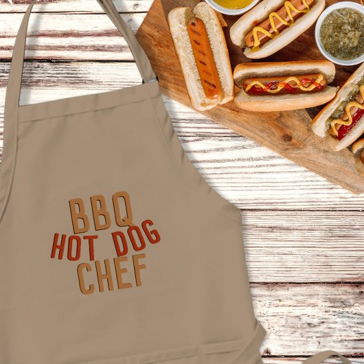 Hot Dog Chef Mannen Schort