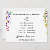 Hot Dog Cookout Party Uitnodiging (Achterkant)