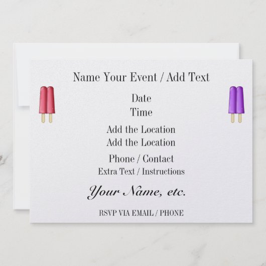 Hot Dog Cookout Party Uitnodiging (Achterkant)