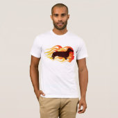 Hot Dog Dachshund T-shirt (Voorkant volledig)