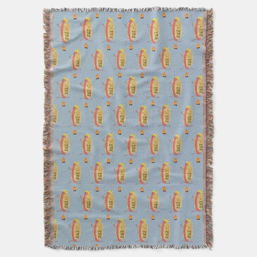 Hot-Dog Dare Devil Deken (Voorkant Verticaal)