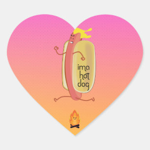 Hot-Dog Dare Devil Hart Sticker