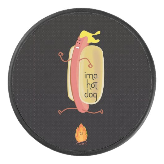 Hot-Dog Dare Devil Hockey Puck (Voorkant)