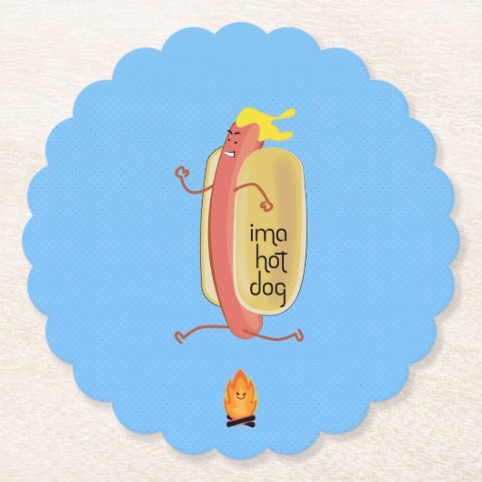 Hot-Dog Dare Devil Kartonnen Onderzetters (Voorkant)