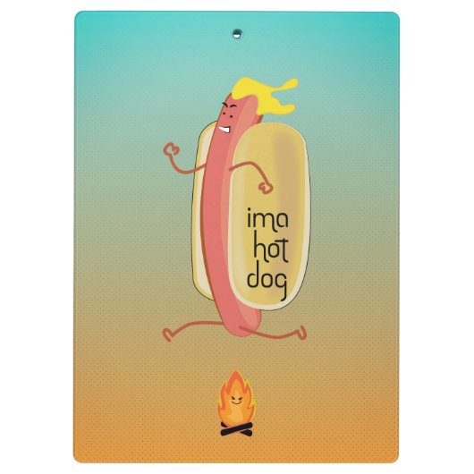 Hot-Dog Dare Devil Klembord (Achterkant)