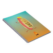 Hot-Dog Dare Devil Notitieboek (Rechterzijde)